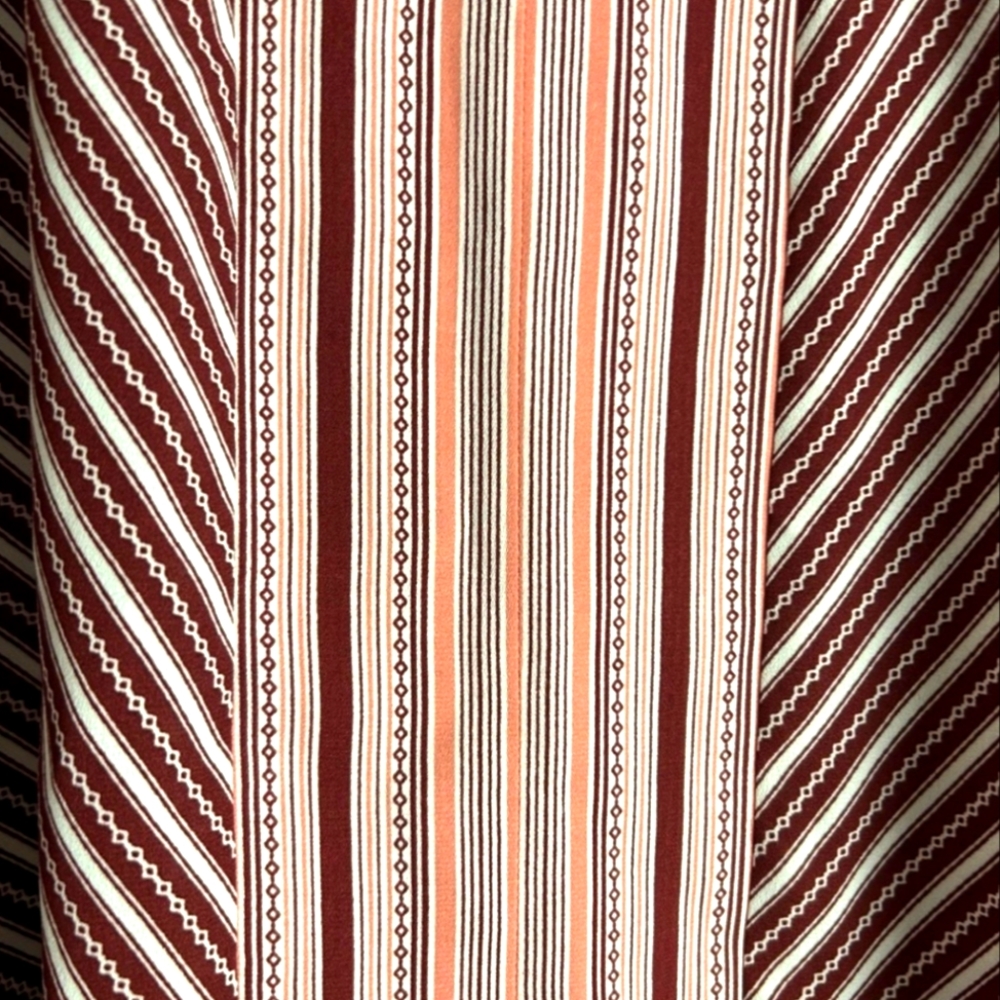 LOFT Pink and Burgundy Striped Halter Tank - Picture 6 of 9